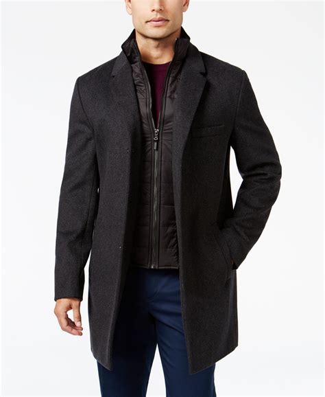 men's michael kors jacket windbreaker nylon|Michael Kors trench jacket.